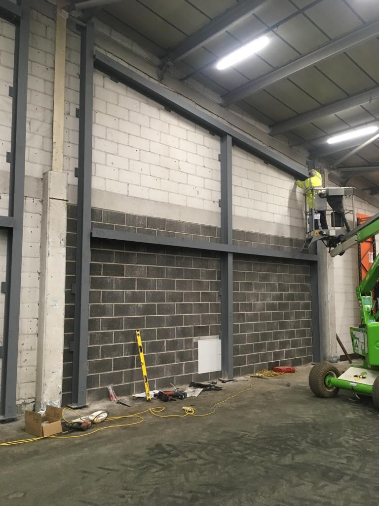 Gable Wall Restraint Steelwork 3 – Project undertaken with Court Construction