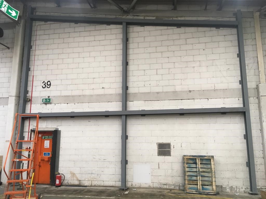 Gable Wall Restraint Steelwork 2 – Project undertaken with Court Construction