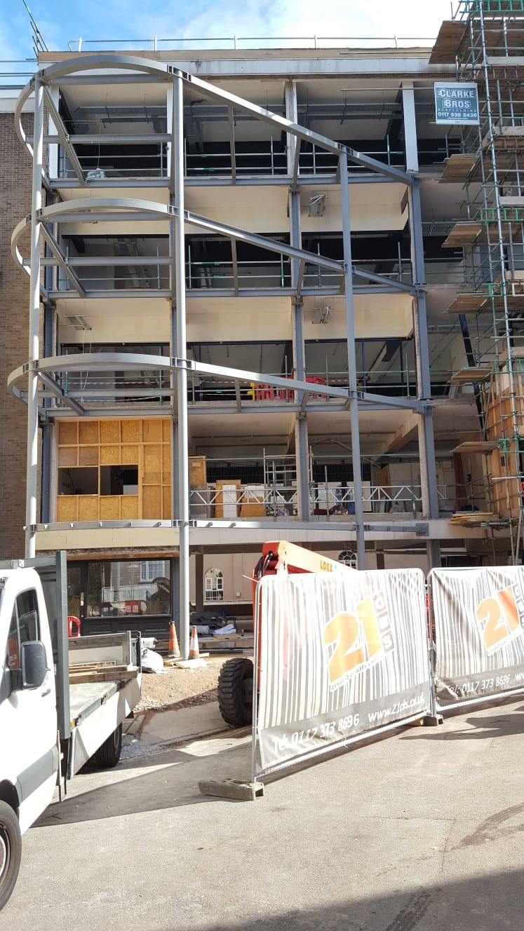10 tonne Structural Steelwork project by Rank Engineering Bristol for 21st Century Building Services (2)