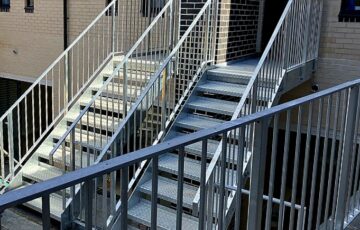 Custom Galvanised Steel Staircases