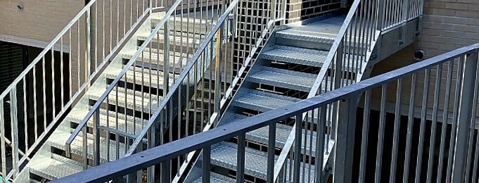 Custom Galvanised Steel Staircases