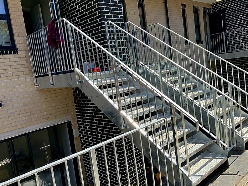 Custom Galvanised Steel Staircase