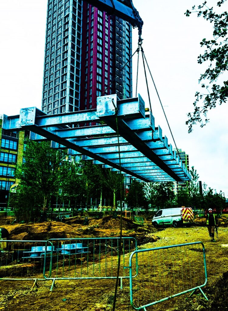 Steel Bridge Installation London